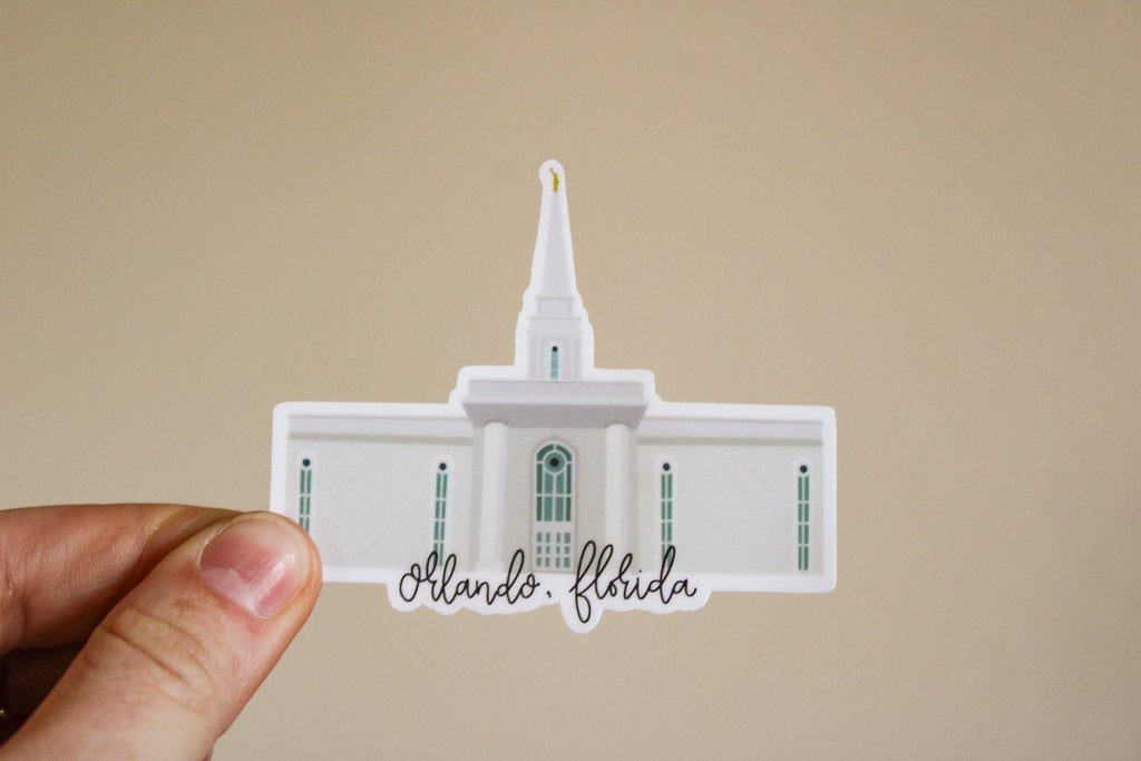 Orlando, Florida Temple - Sunbeam Stickers