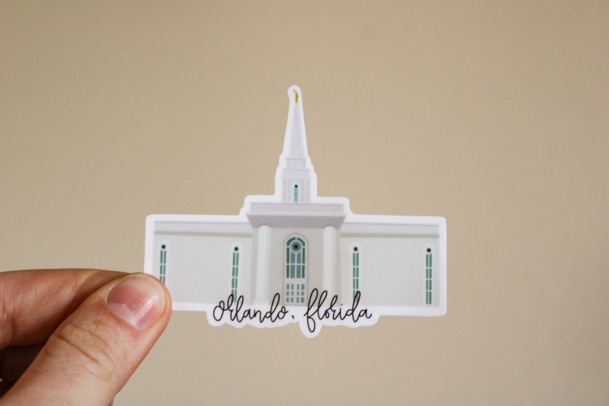 Orlando, Florida Temple - Sunbeam Stickers