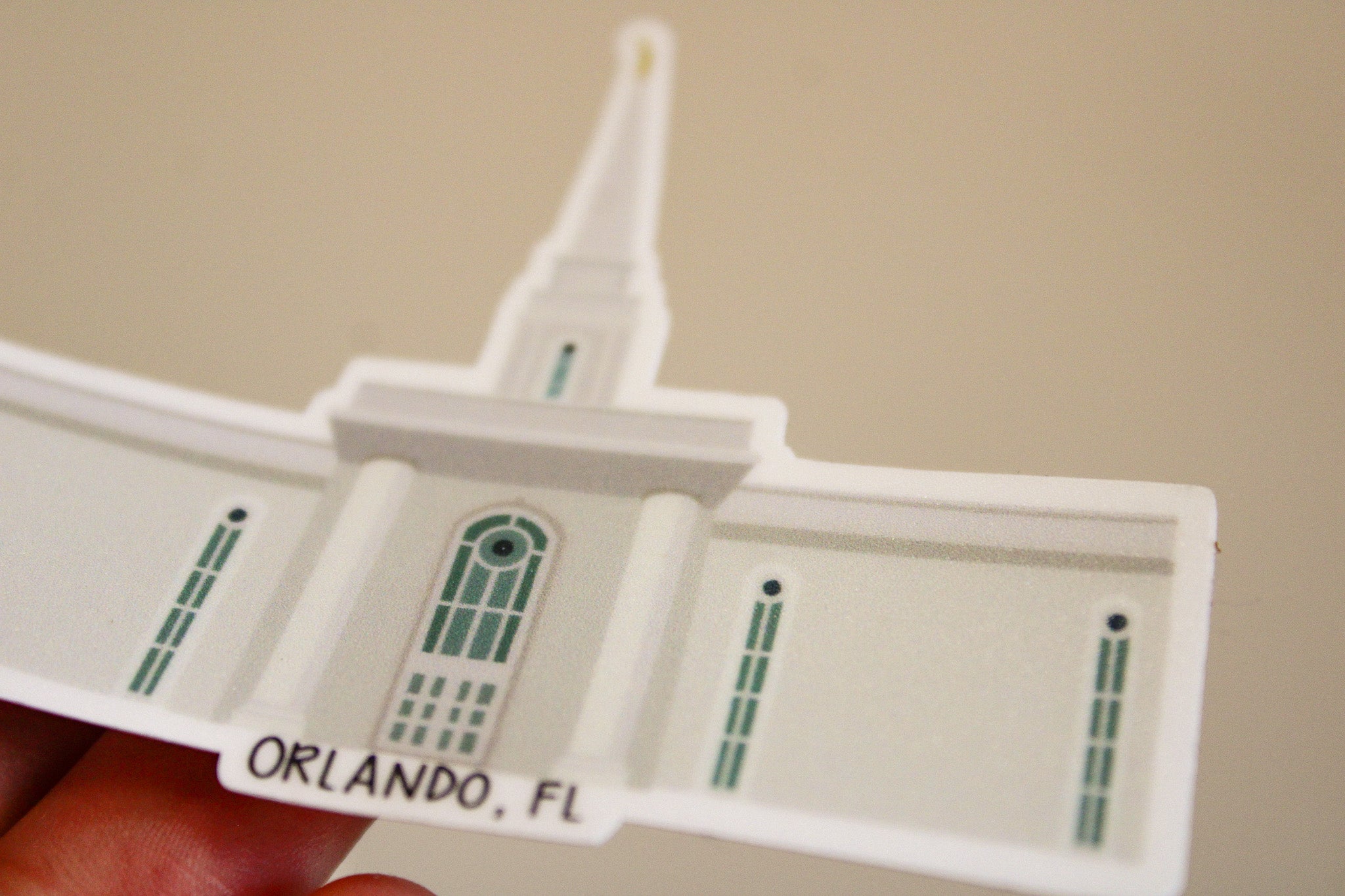 Orlando, Florida Temple - Sunbeam Stickers