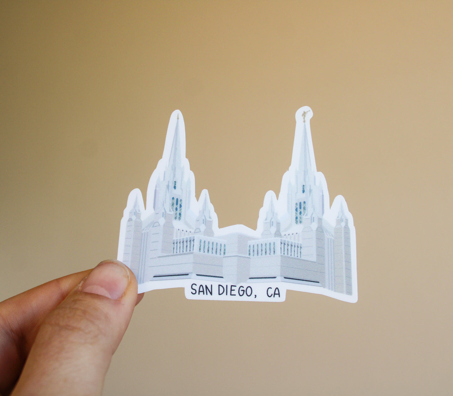 San Diego LDS Temple Sticker