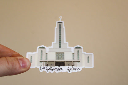 Cochabamba, Bolivia LDS Temple - Sunbeam Stickers