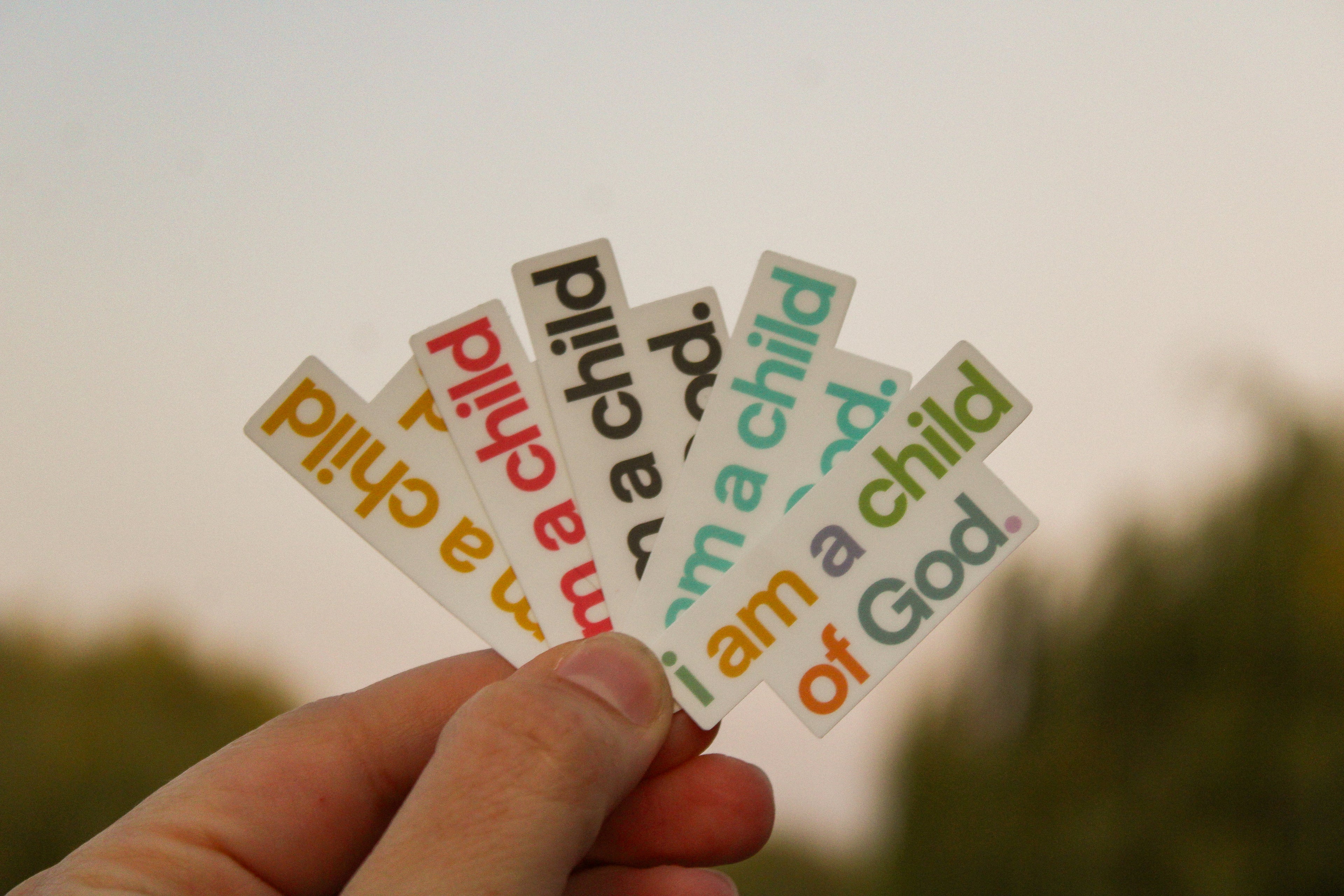 I am a Child of God (Set of 27) - English and Spanish - Sunbeam Stickers