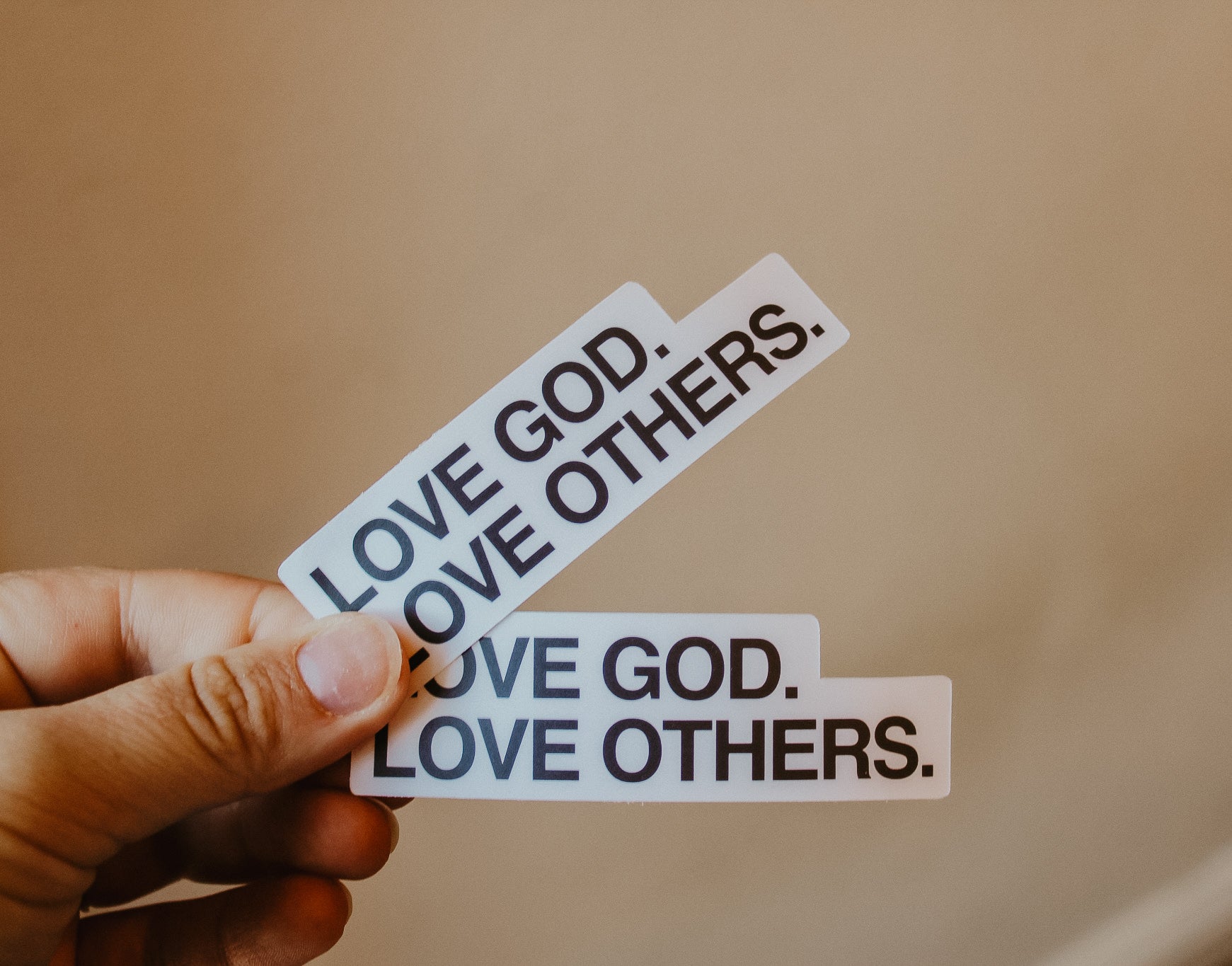 Love God, Love Others Sticker - Sunbeam Stickers