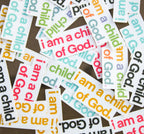 I am a Child of God (Set of 27) - English and Spanish - Sunbeam Stickers