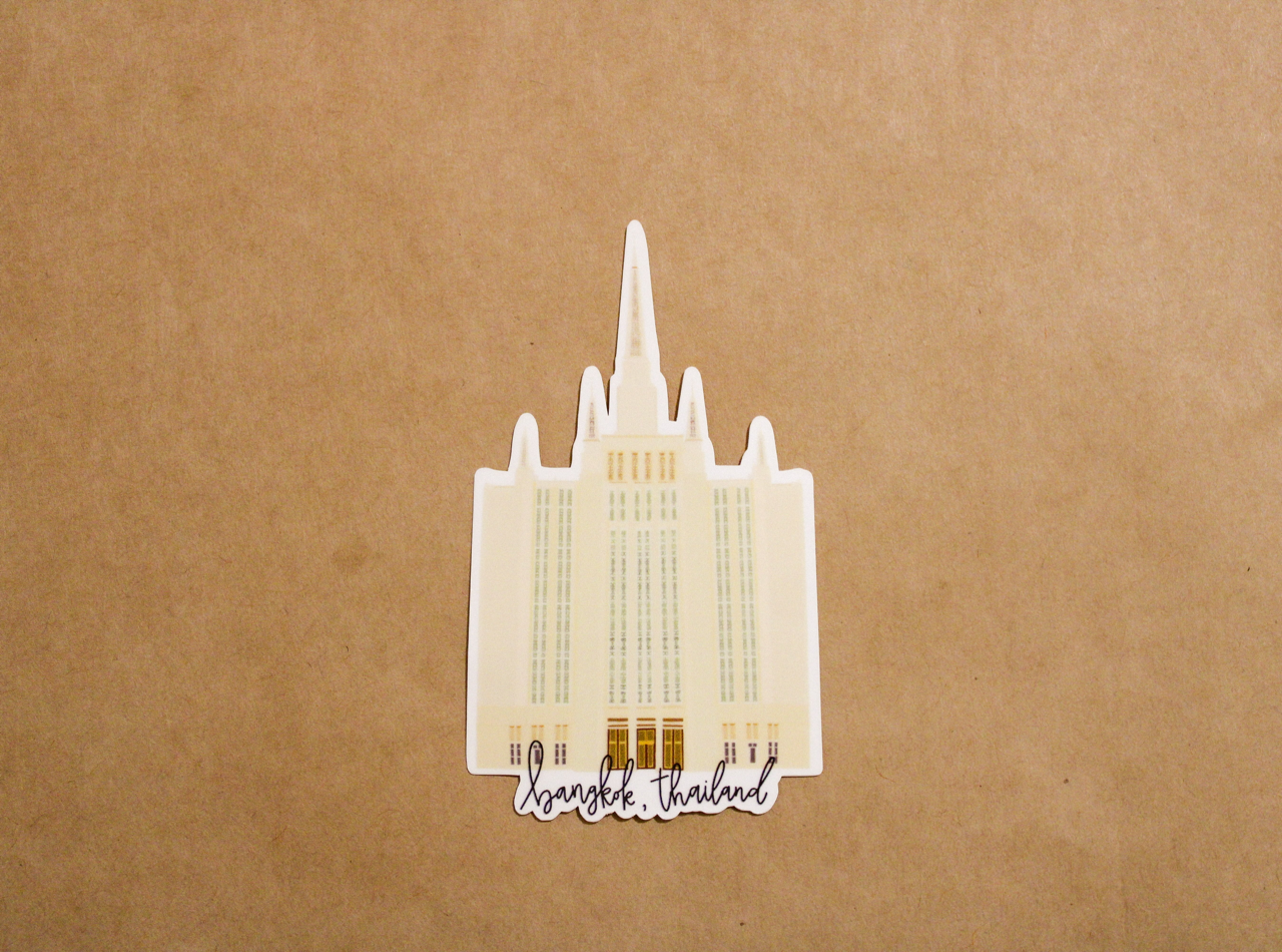 Bangkok, Thailand Temple - Sunbeam Stickers