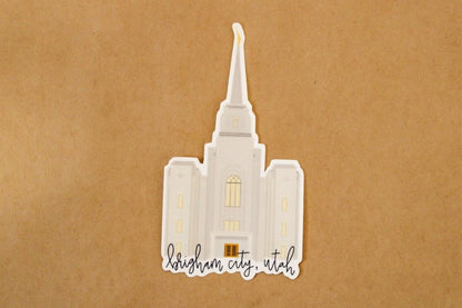 Brigham City, Utah Temple - Sunbeam Stickers