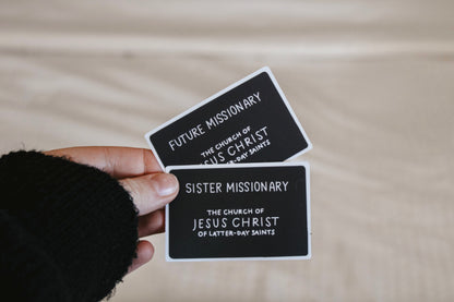 Future Missionary Tag Sticker