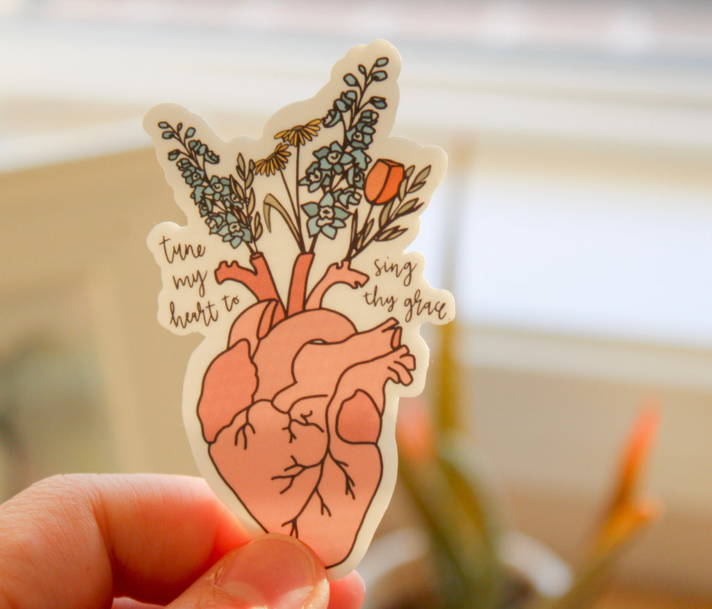 Tune My Heart to Sing Thy Grace - Sunbeam Stickers
