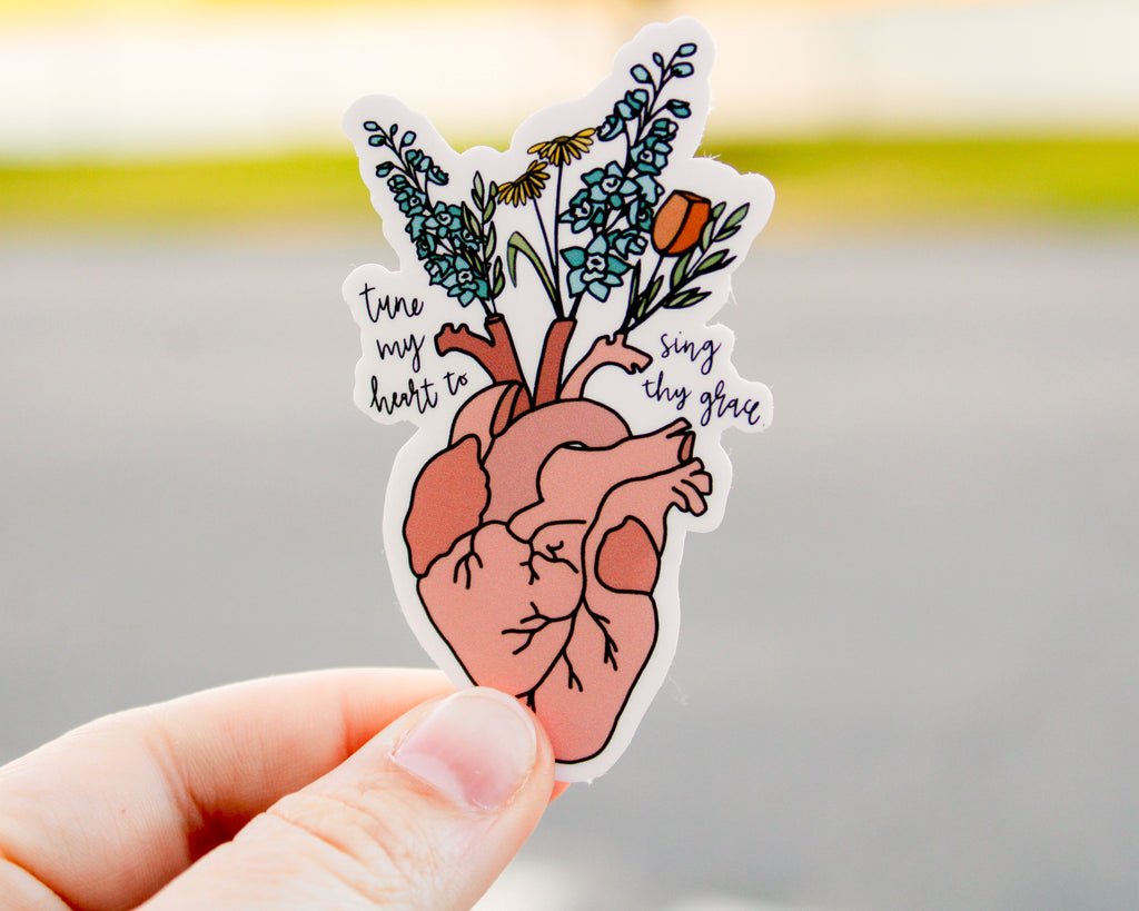 Tune My Heart to Sing Thy Grace - Sunbeam Stickers