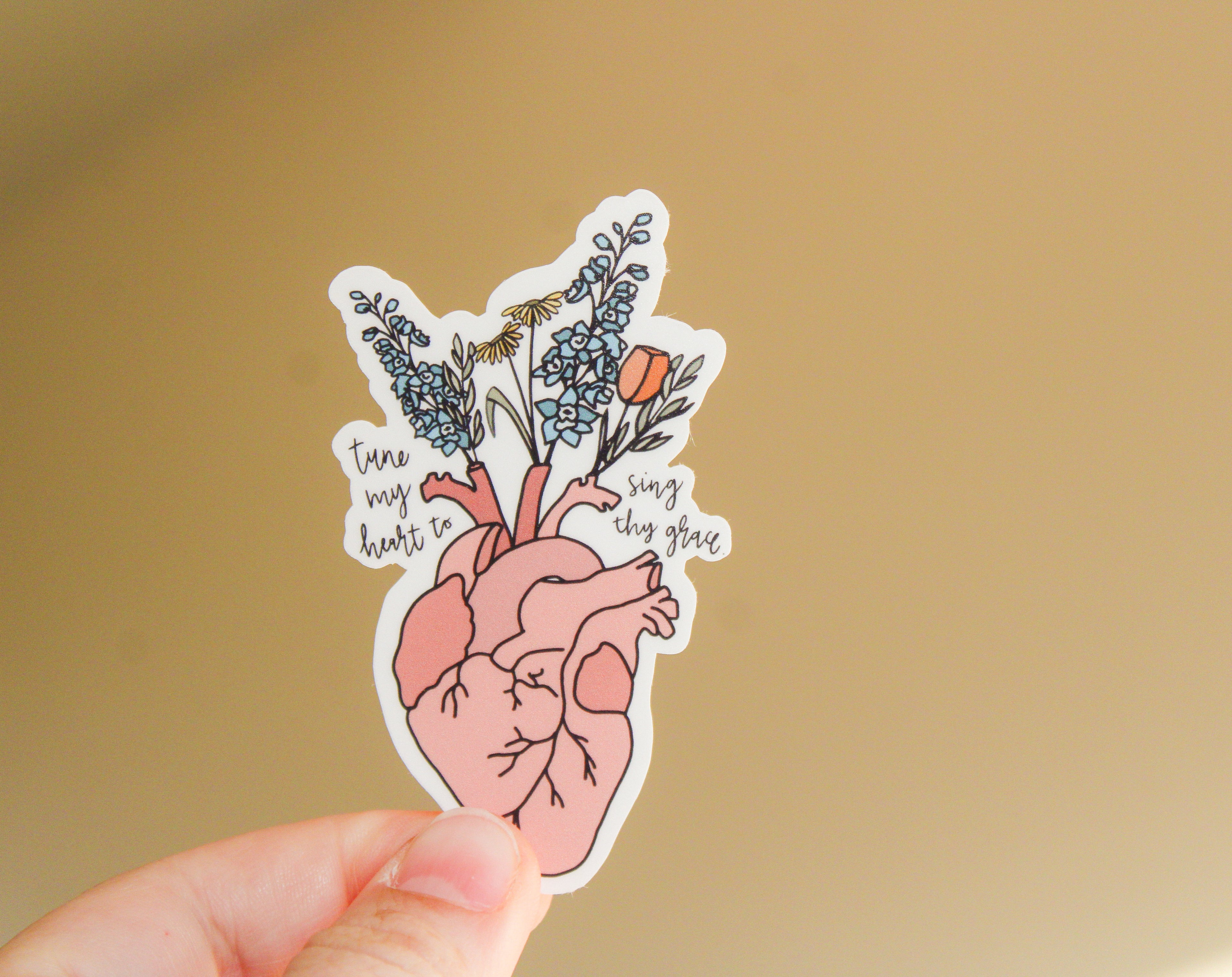 Tune My Heart to Sing Thy Grace - Sunbeam Stickers