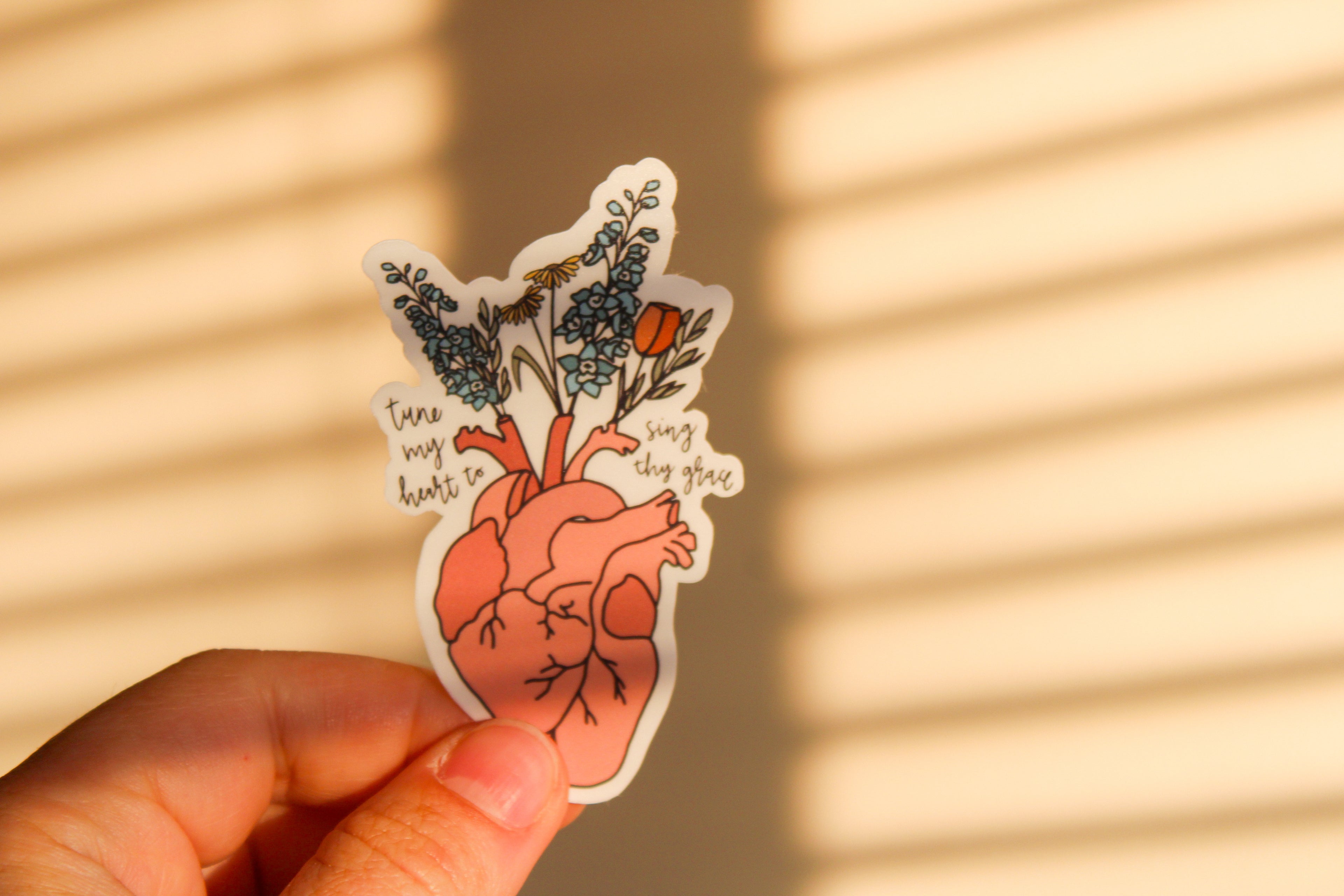 Tune My Heart to Sing Thy Grace - Sunbeam Stickers