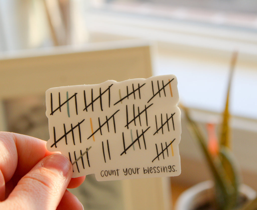 Count Your Blessings - Sunbeam Stickers