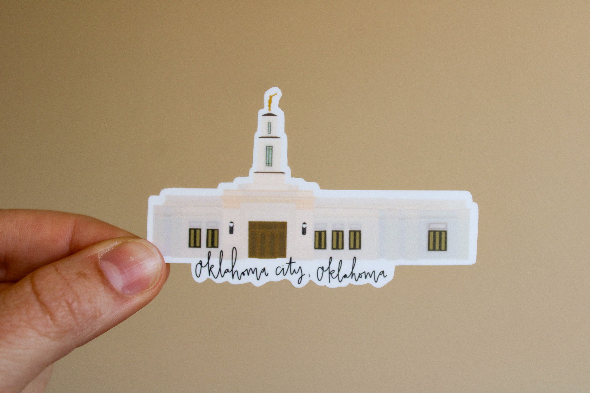 Oklahoma City Temple - Sunbeam Stickers