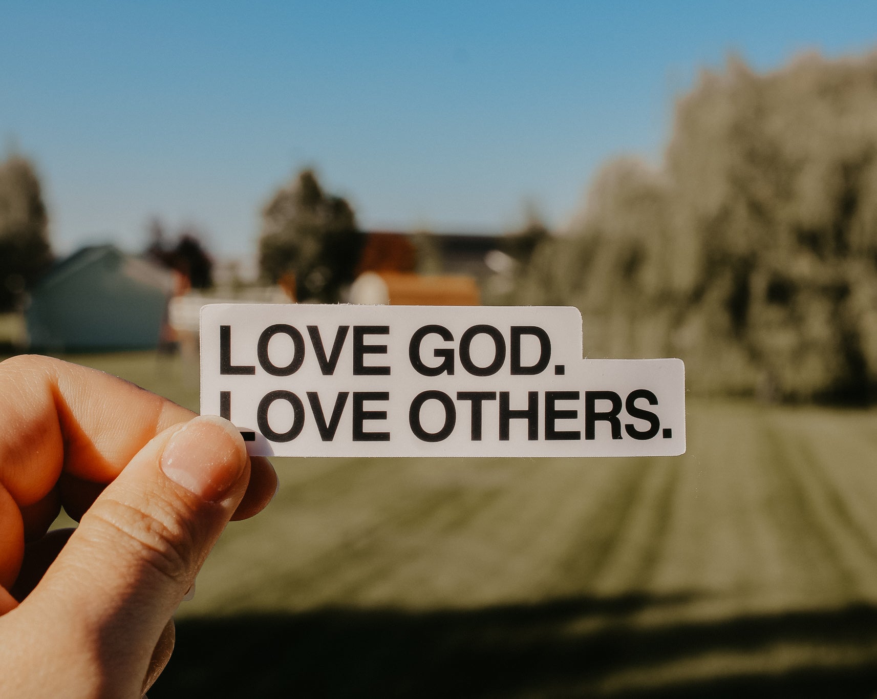 Love God, Love Others Sticker - Sunbeam Stickers