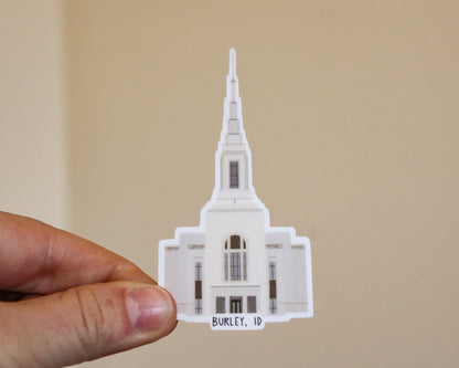 Burley, Idaho Temple - Sunbeam Stickers