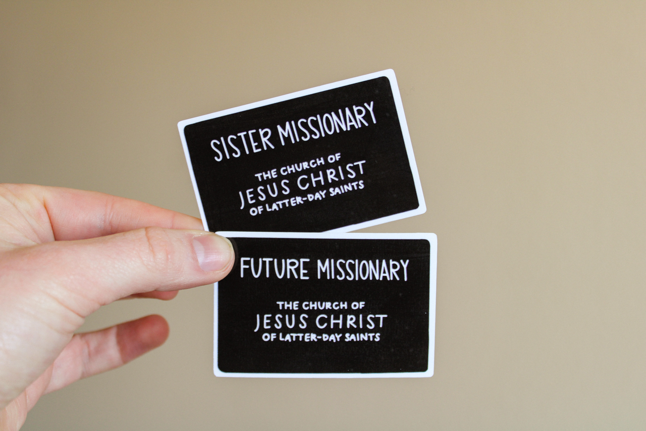 Future Missionary Tag Sticker