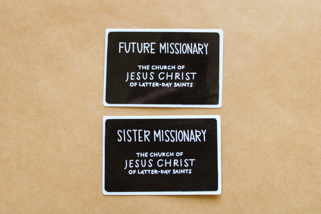 Future Missionary Tag Sticker