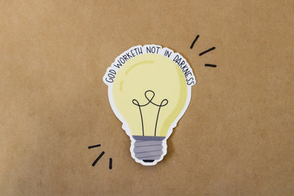 God Worketh Not in Darkness - Sunbeam Stickers