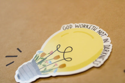 God Worketh Not in Darkness - Sunbeam Stickers