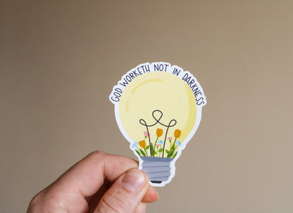 God Worketh Not in Darkness - Sunbeam Stickers