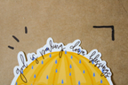 God is Pouring Down Blessings - Sunbeam Stickers