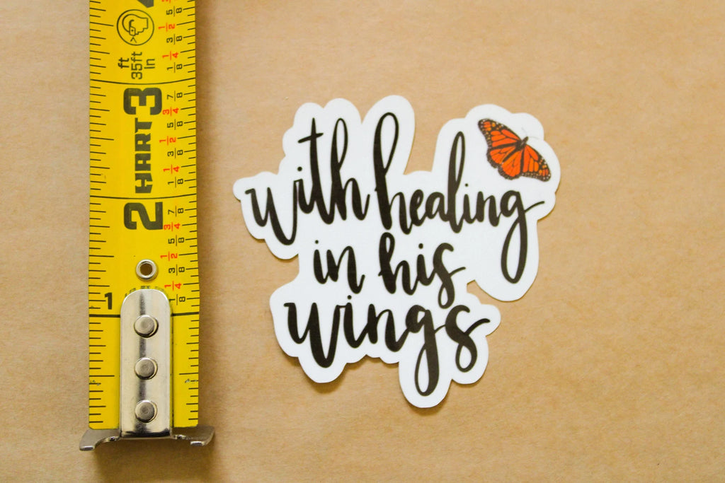 With Healing in His Wings - Sunbeam Stickers