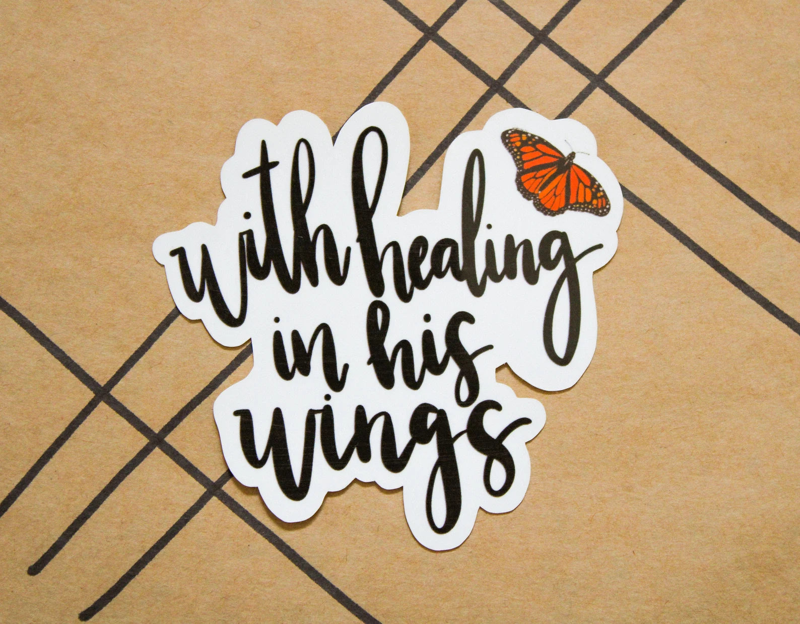 With Healing in His Wings - Sunbeam Stickers