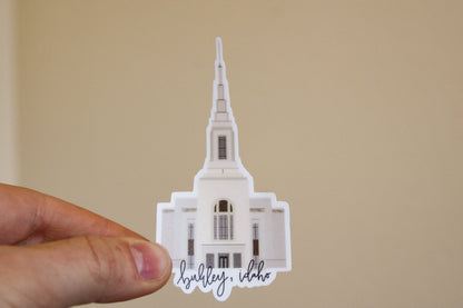 Burley, Idaho Temple - Sunbeam Stickers