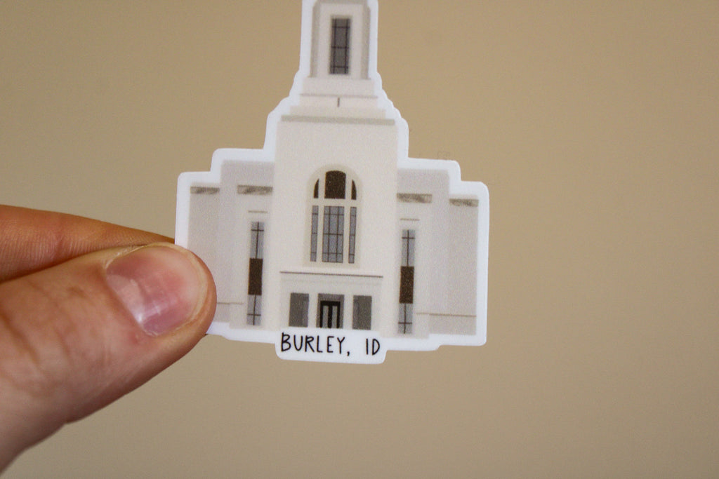Burley, Idaho Temple - Sunbeam Stickers
