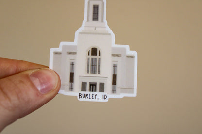 Burley, Idaho Temple - Sunbeam Stickers