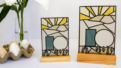 He is Risen - Faux Stained Glass