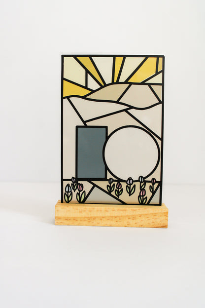 He is Risen - Faux Stained Glass