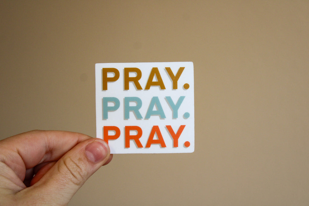 Pray - Sunbeam Stickers