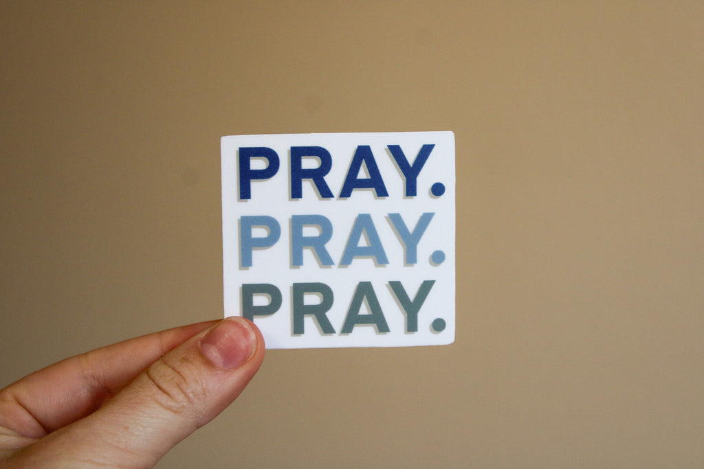 Pray - Sunbeam Stickers
