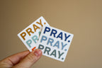 Pray - Sunbeam Stickers