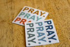 Pray - Sunbeam Stickers