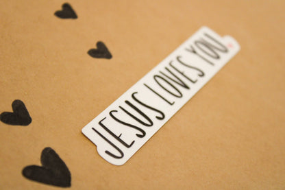 Jesus Loves You - Sunbeam Stickers