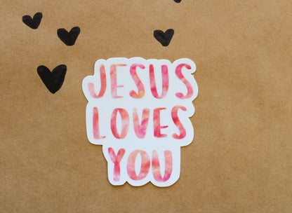 Jesus Loves You - Sunbeam Stickers