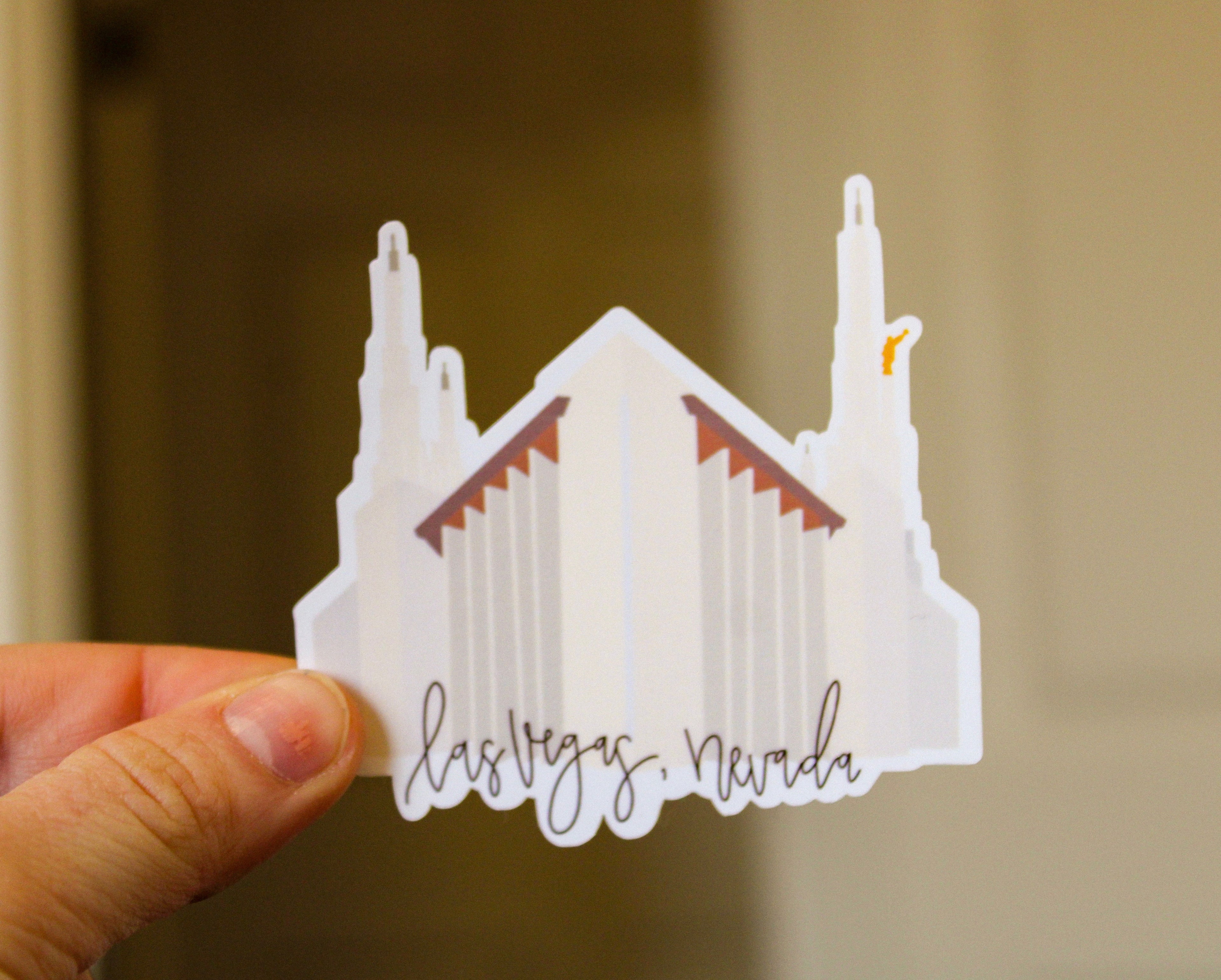 Las Vegas, Nevada Temple - Sunbeam Stickers