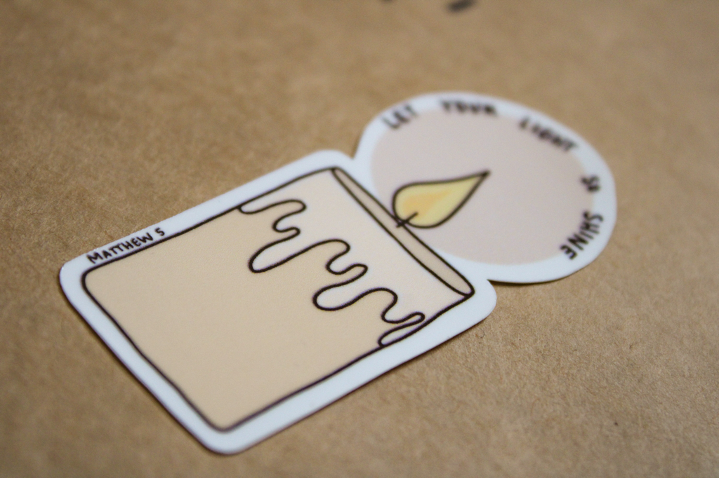 Let Your Light So Shine - Sunbeam Stickers