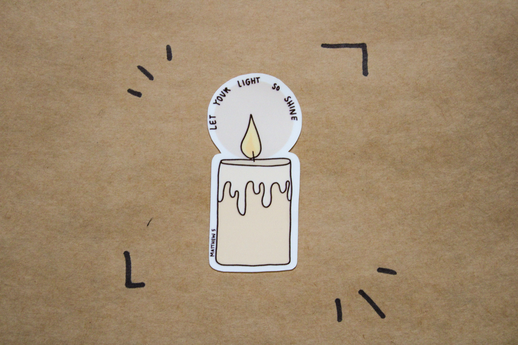 Let Your Light So Shine - Sunbeam Stickers