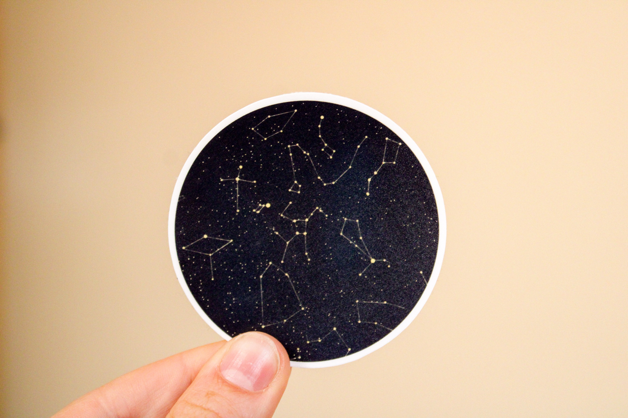 Look Up - Constellation Sticker