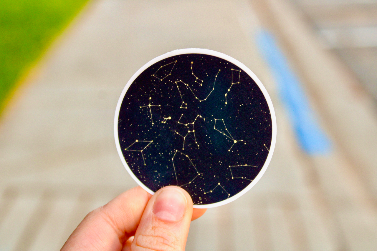 Look Up - Constellation Sticker