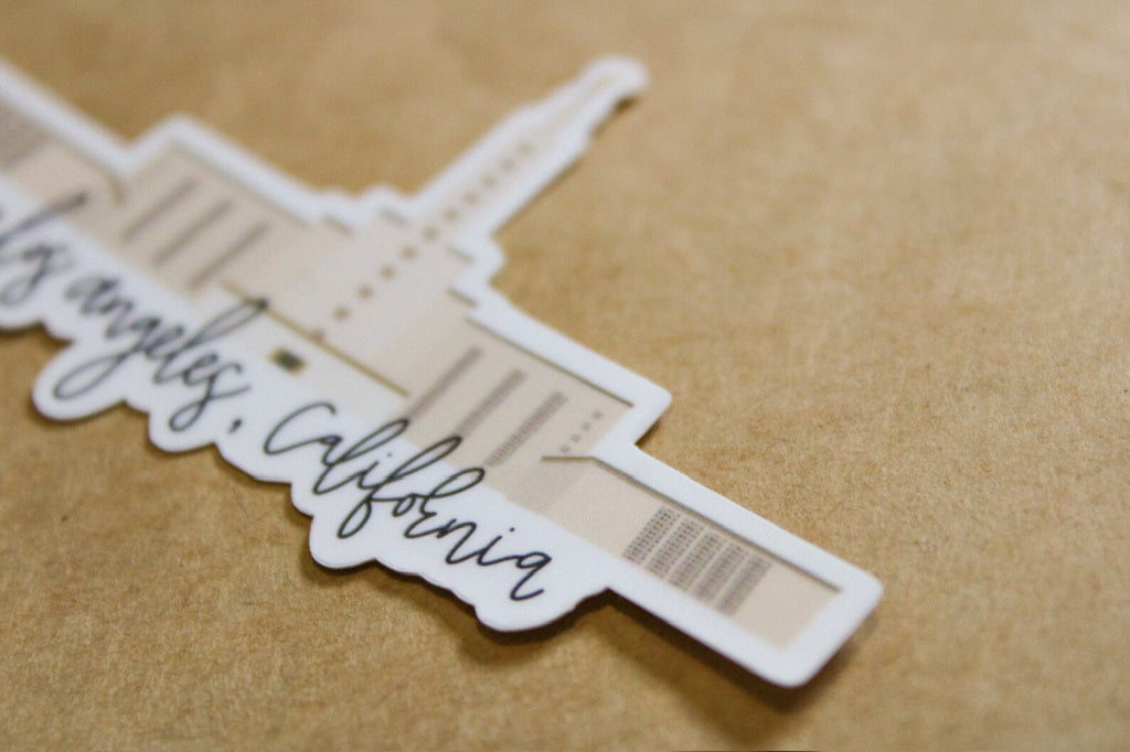 Los Angeles, California Temple - Sunbeam Stickers