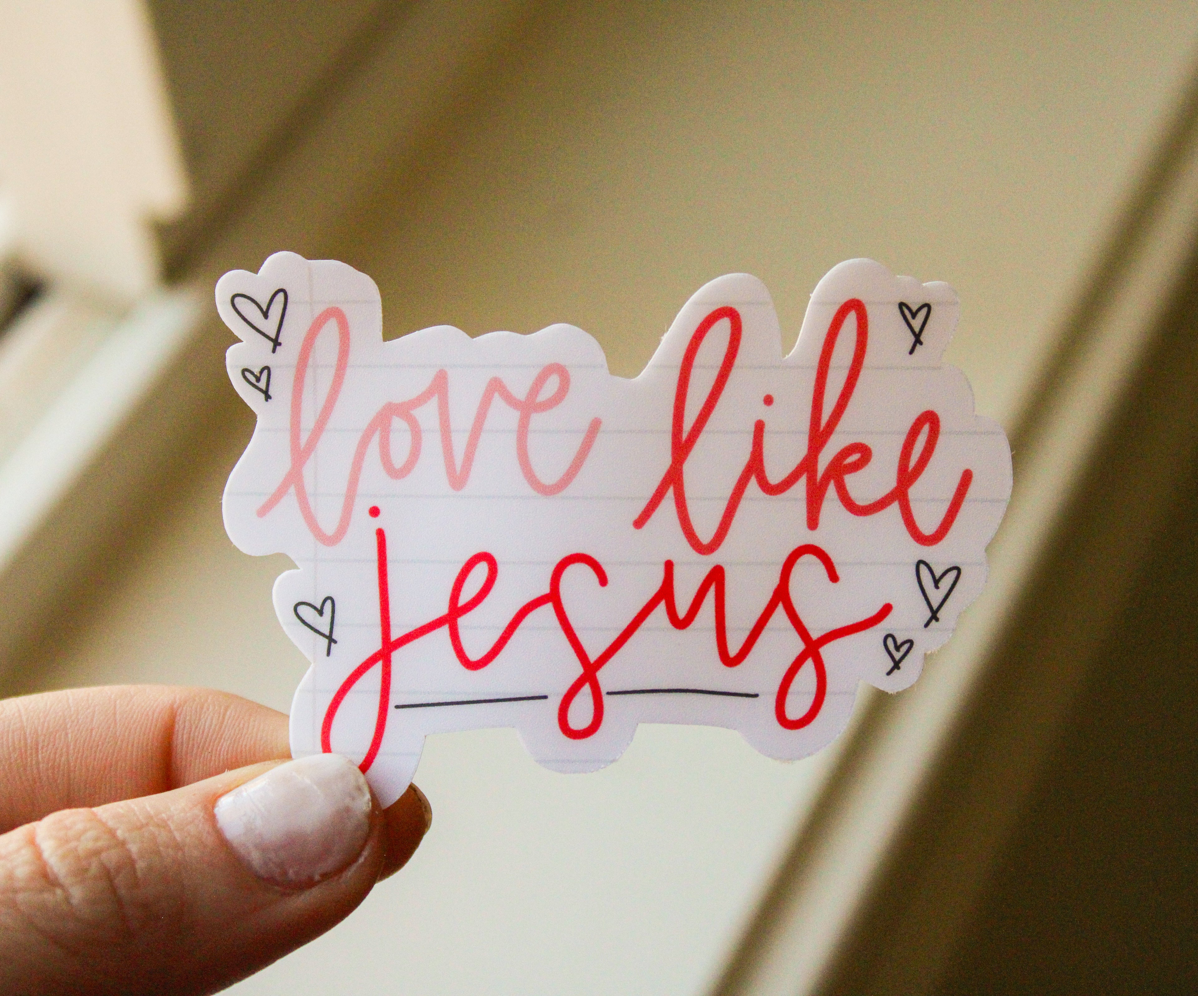 Love Like Jesus - Sunbeam Stickers