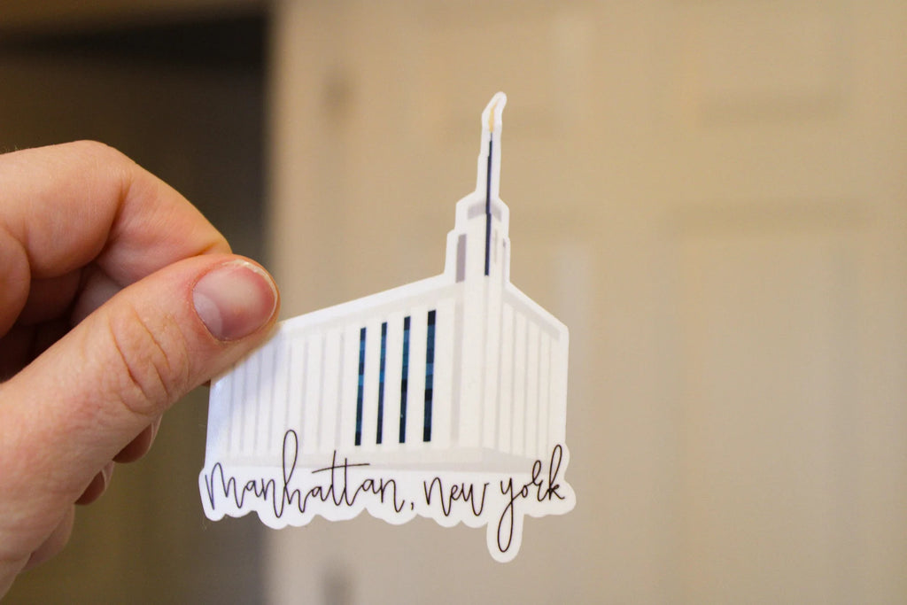 Manhattan, New York City Temple - Sunbeam Stickers