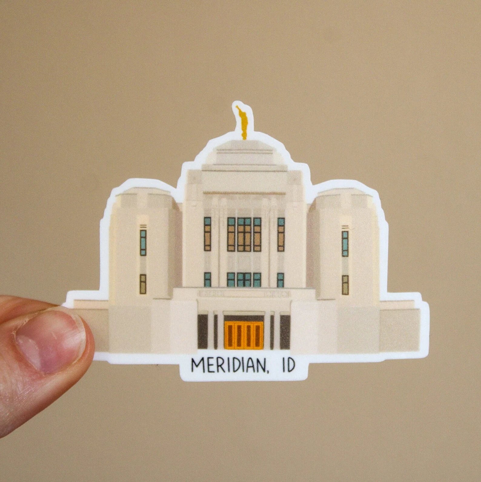 Meridian, Idaho Temple - Sunbeam Stickers