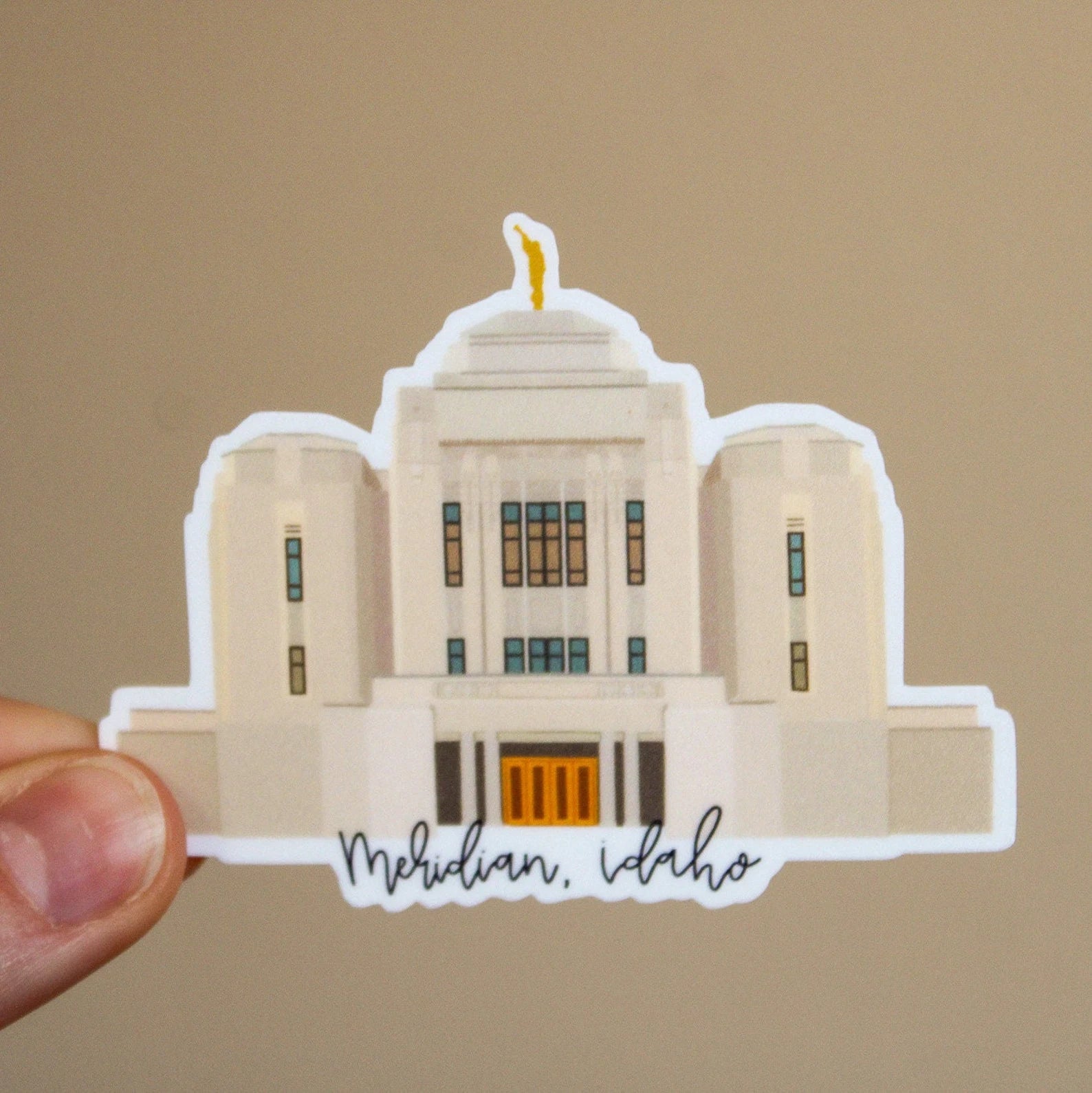 Meridian, Idaho Temple - Sunbeam Stickers