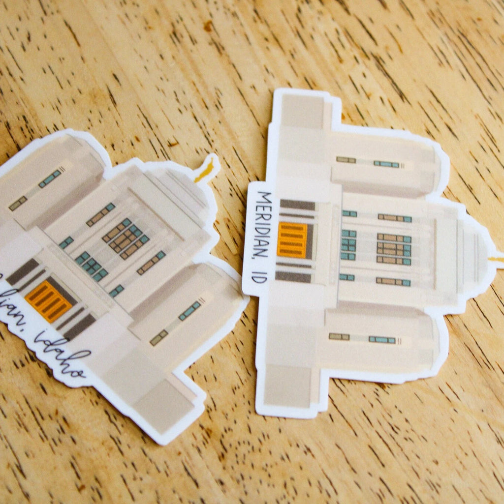 Meridian, Idaho Temple - Sunbeam Stickers