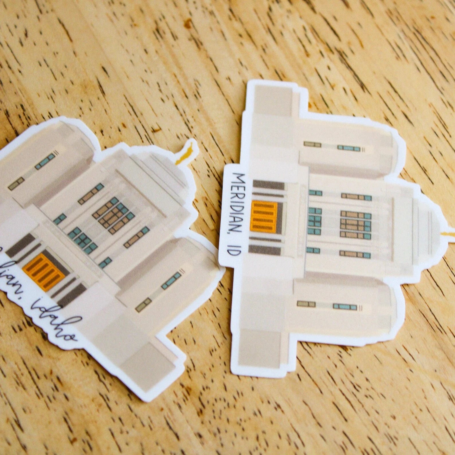 Meridian, Idaho Temple - Sunbeam Stickers